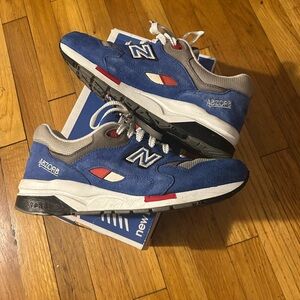 New Balance ABZORB 1500 Barbershop Edition Blue and Gray Sneakers Size 9